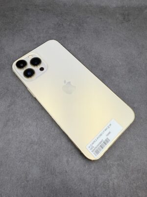 IPHONE 13PROMAX 128G 金 電池100% (5495) 保固2026/9/3 有盒
