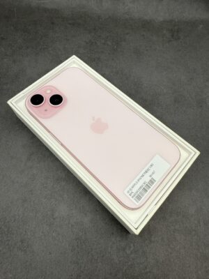 IPHONE 15 128G 粉 電池89% (1457) 有盒