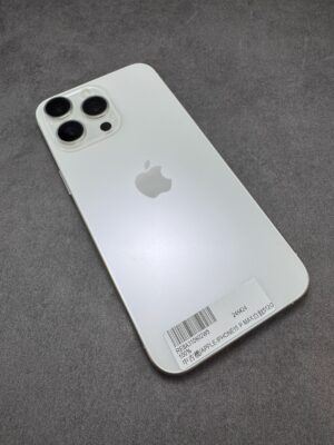 IPHONE 15PROMAX 512G 白 電池100% (6424) 無盒