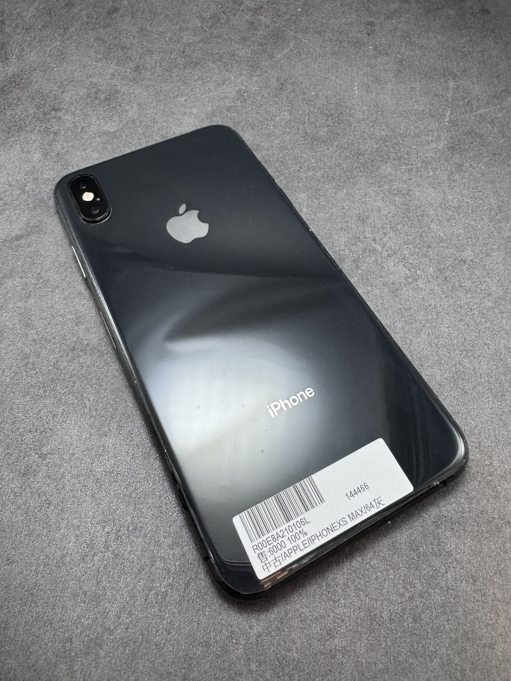 IPHONE XSMAX 64G 黑 電池100% (4466) 無盒