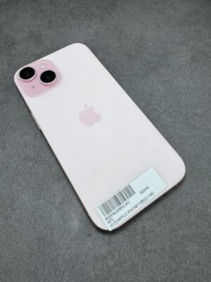 IPHONE 15 128G 粉 電池94% (0640) 無盒