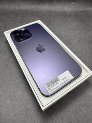 IPHONE 14PROMAX 256G 紫 電池98% (9124) 有盒