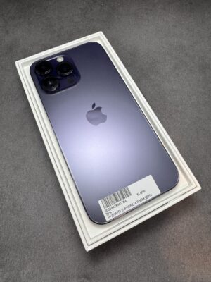 IPHONE 14PROMAX 256G 紫 電池95% (7299) 有盒