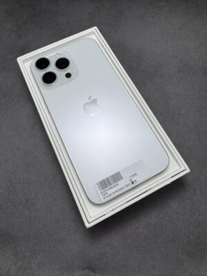 IPHONE 15PROMAX 256G 白 電池100% (3959) 有盒