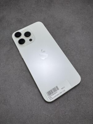 IPHONE 15PROMAX 256G 白 電池100% (0337) 無盒