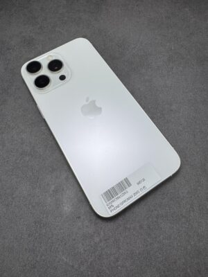IPHONE 15PROMAX 256G 白 電池98% (0136) 無盒