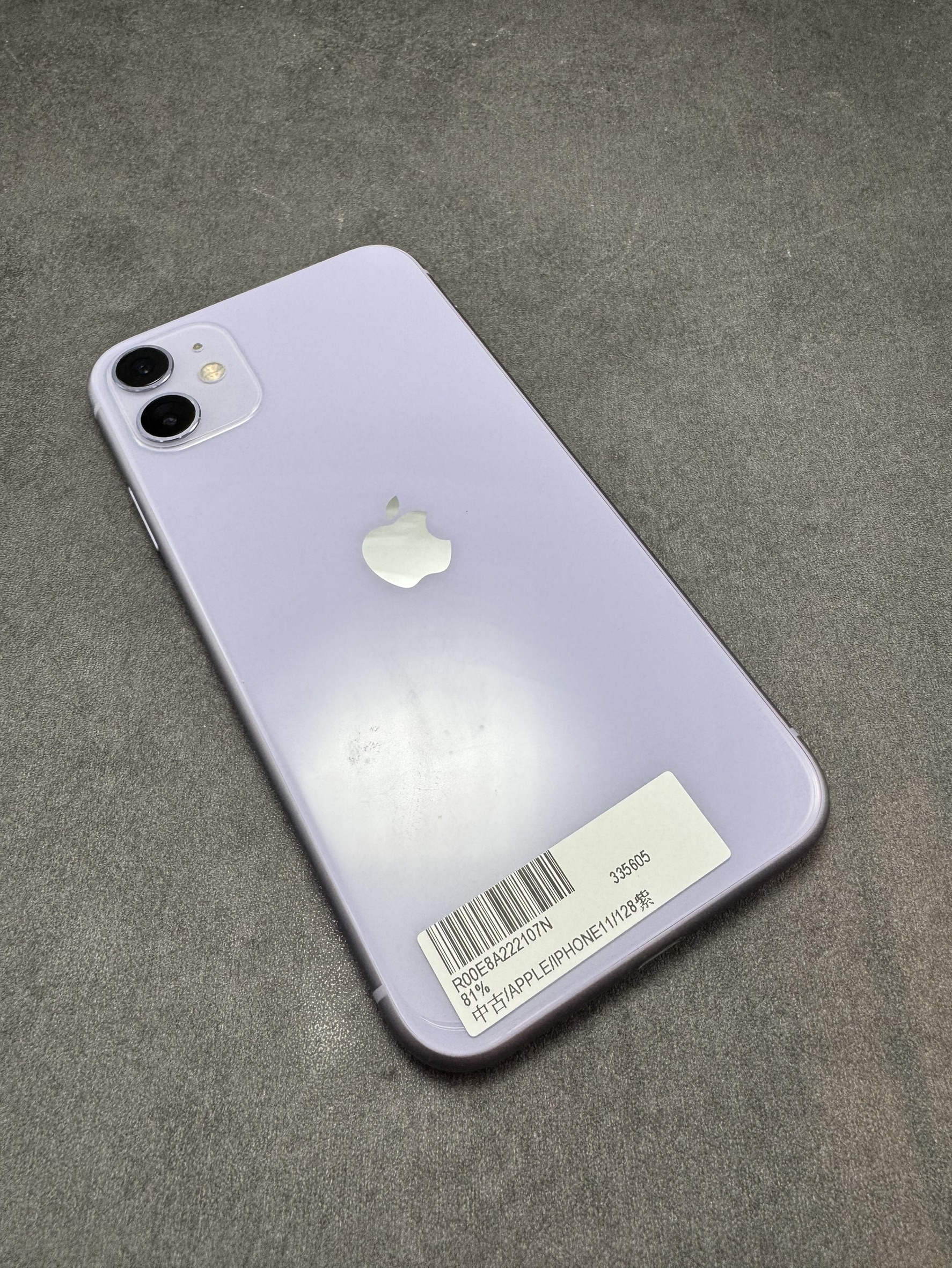 IPHONE 11 128G 紫 電池81% (610253) 無盒