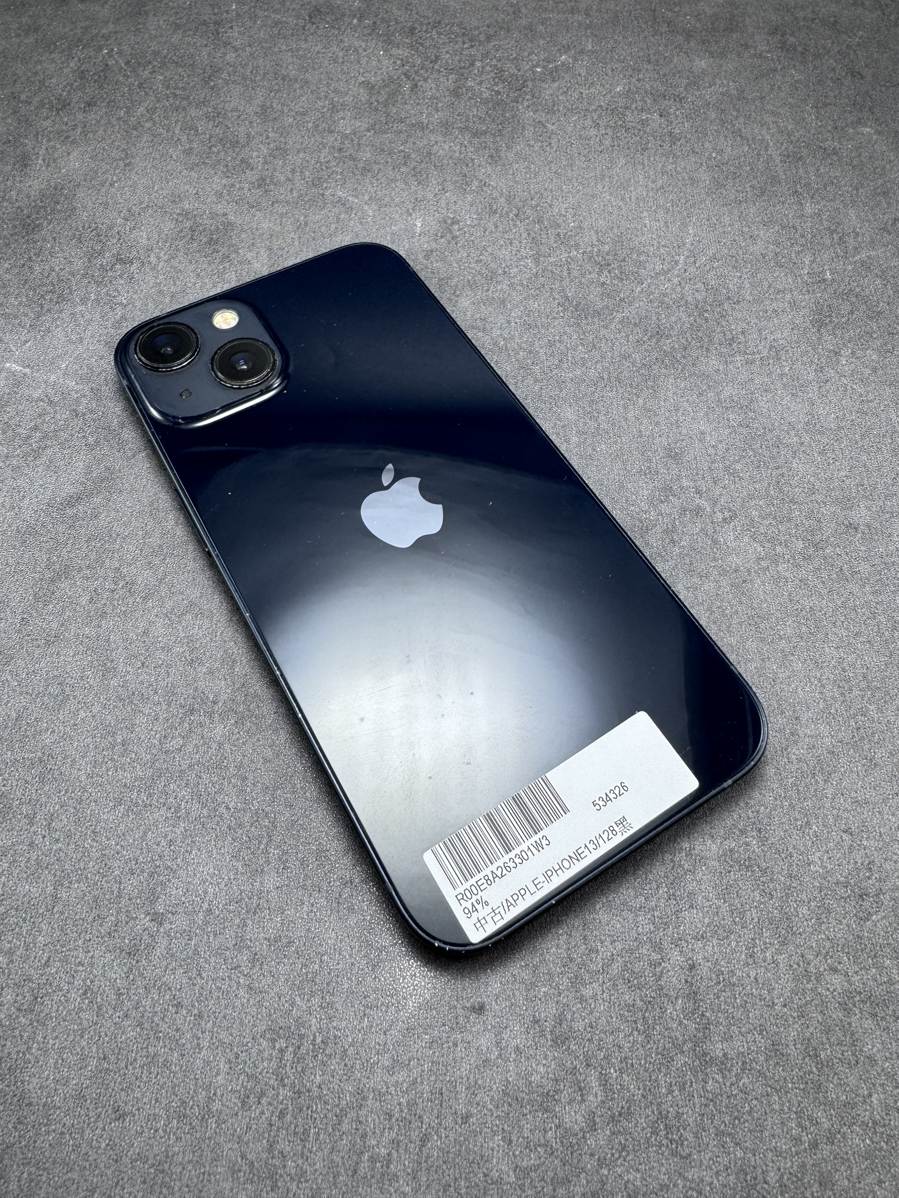 IPHONE 13 128G 黑 電池94% (312263) 無盒