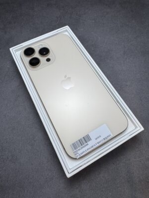 IPHONE 16PROMAX 256G 金 電池90% (511253) 有盒