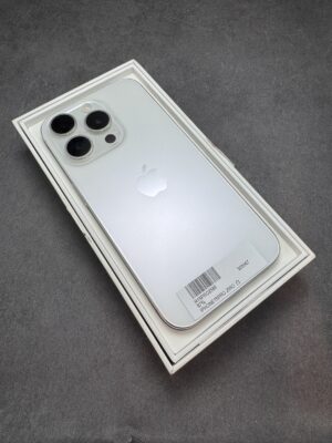 IPHONE 15PRO 256G 白 電池87% (916273) 有盒